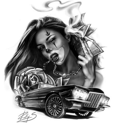 chicano lowrider tattoo